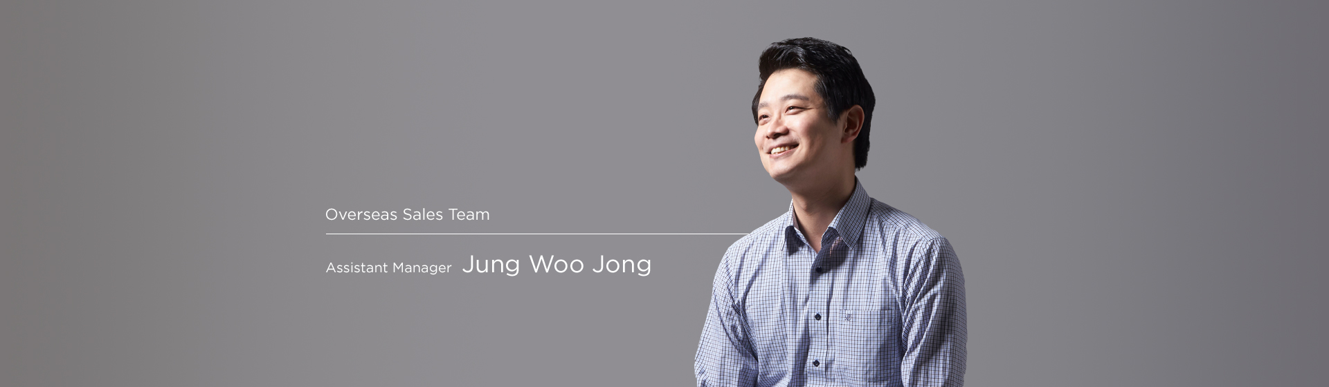 Overseas Sales - Woojong Jung 